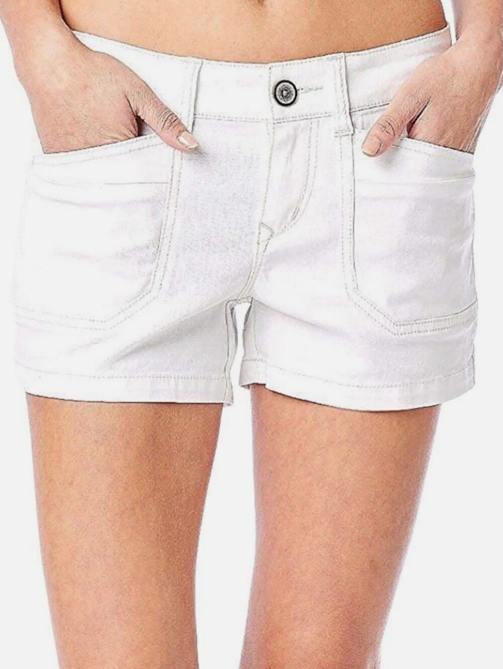 Unionbay Delaney Stretch Twill Shorts Size 7 Juniors